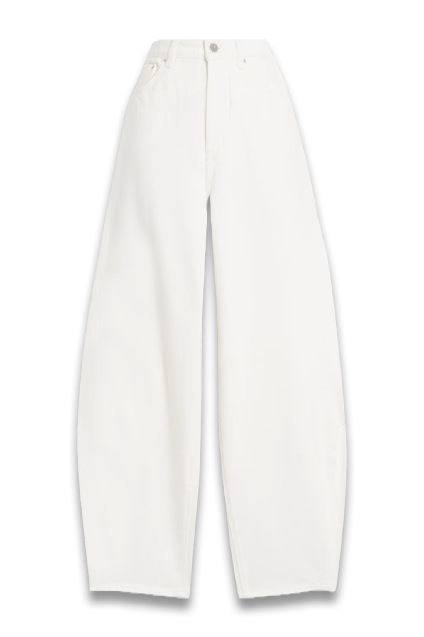 High-Rise Barrel-Leg Jeans