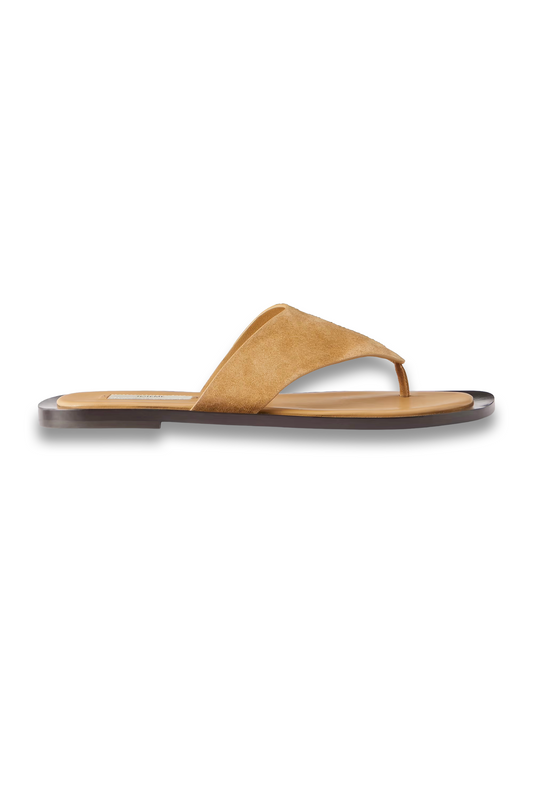 Suede Thong Sandals