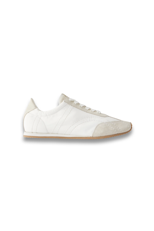 Suede-trimmed Shell Sneakers