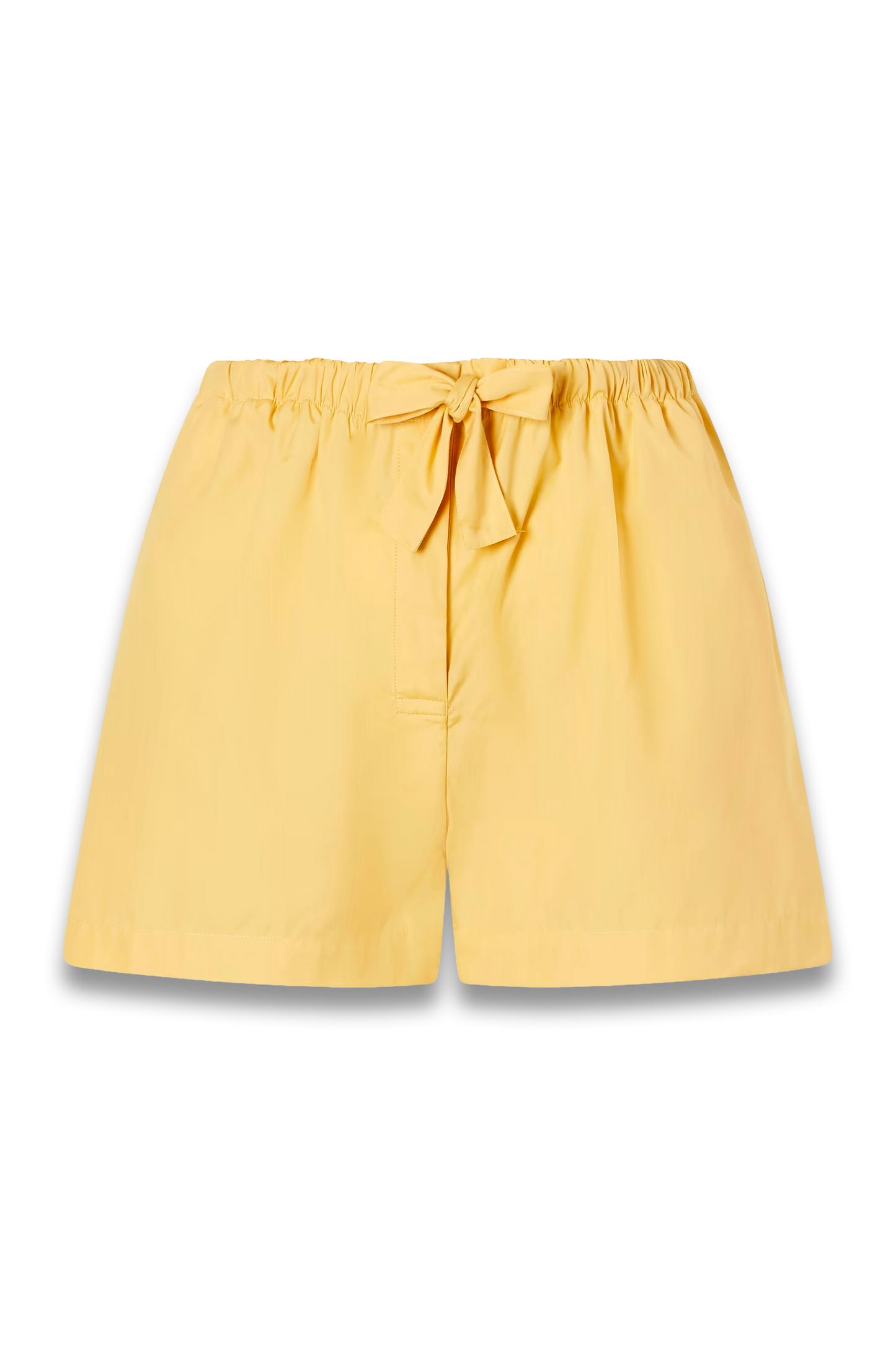 Cotton-poplin Shorts in Yellow