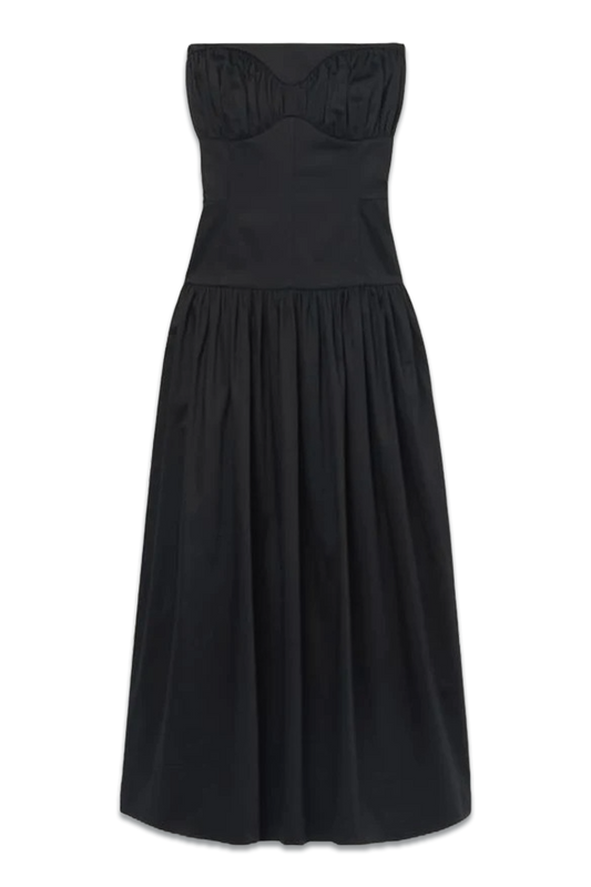 Rent - Lauryn Gathered Cotton-Blend