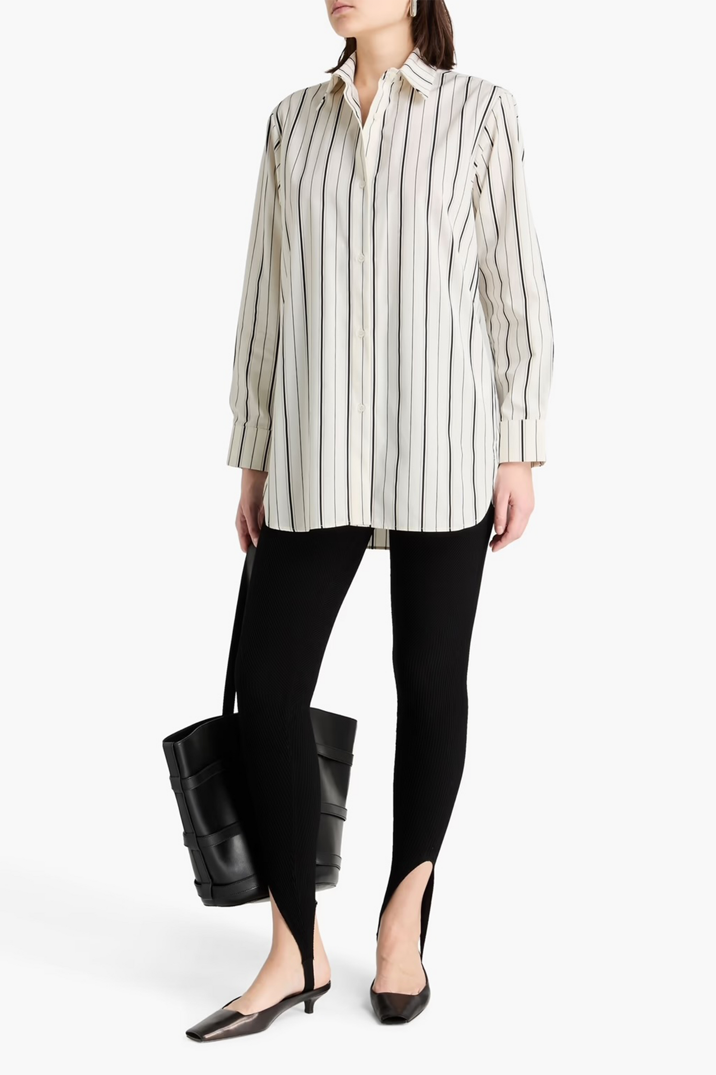 Damita Striped Cotton Shirt