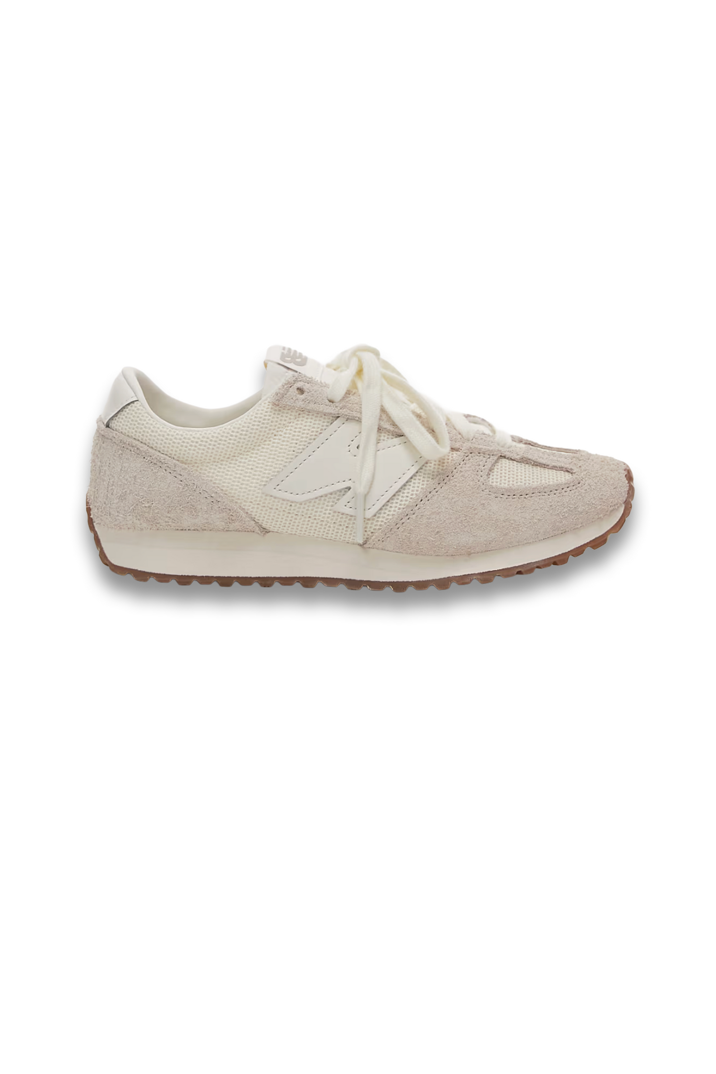 New Balance 471 Gum Sole Trainers in Beige and White