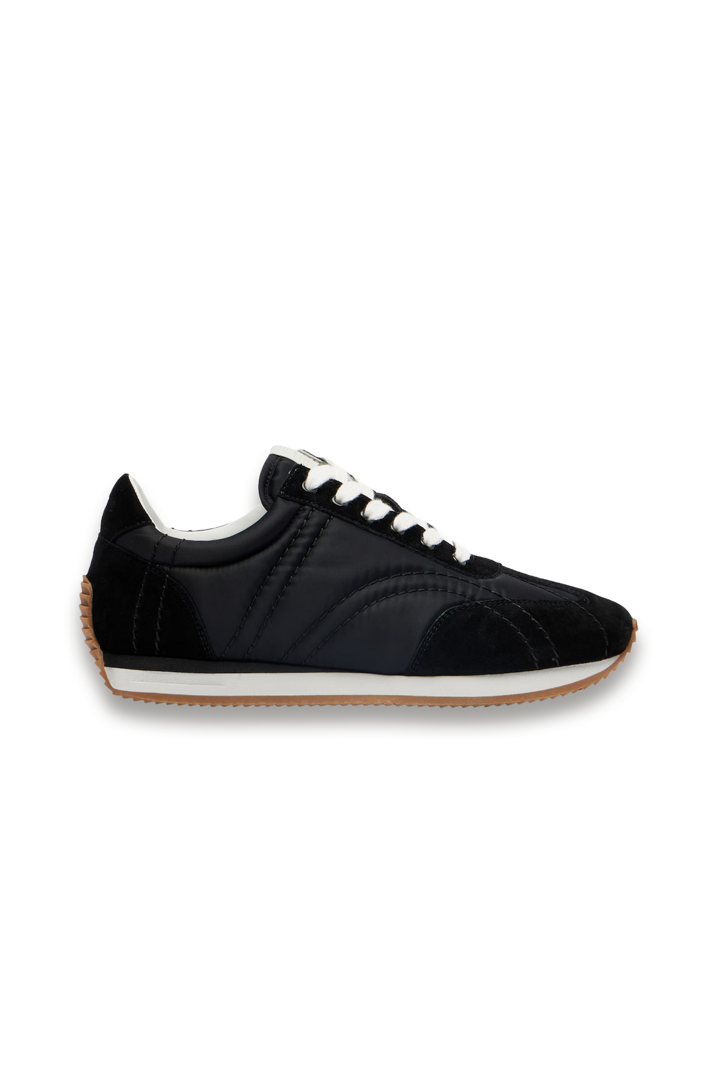 Suede-trimmed Sneakers