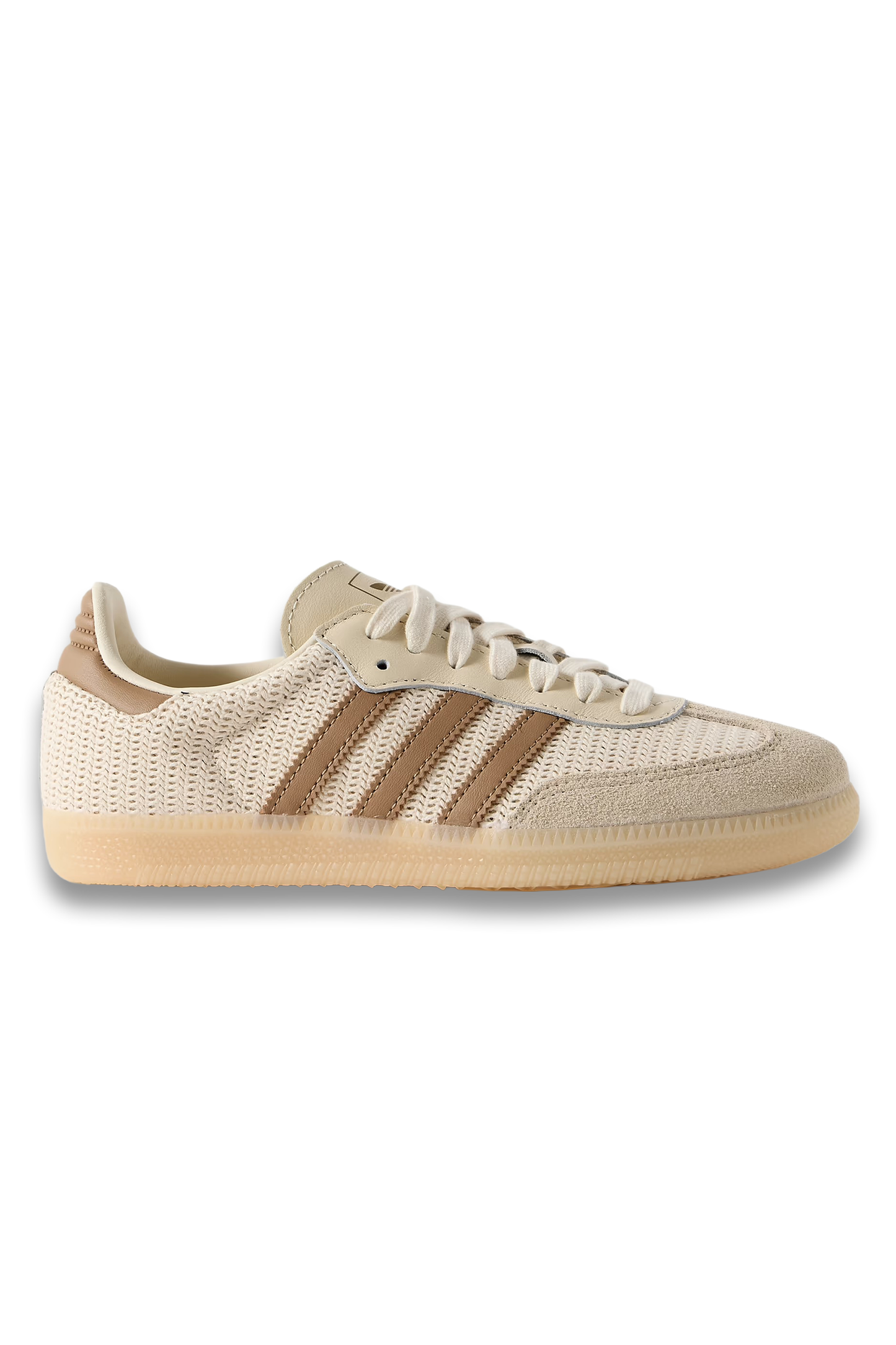 Samba OG Leather and Suede-Trimmed Crochet Sneakers