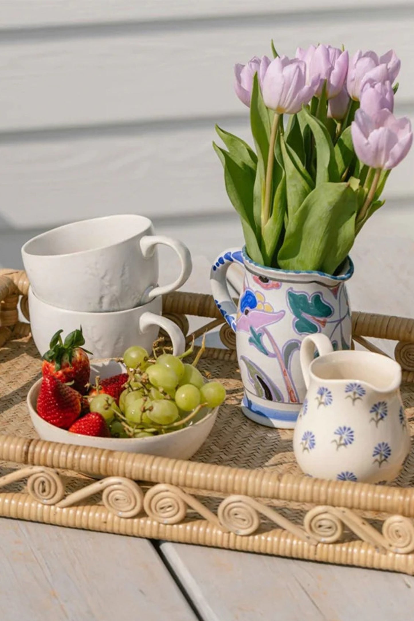 Ivy Rattan Tray