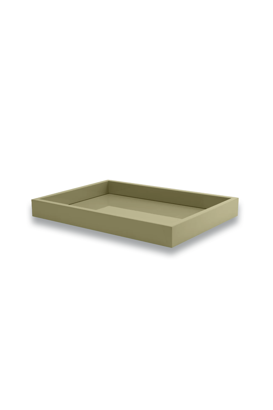 Chiffon Grey Small Lacquered Tray