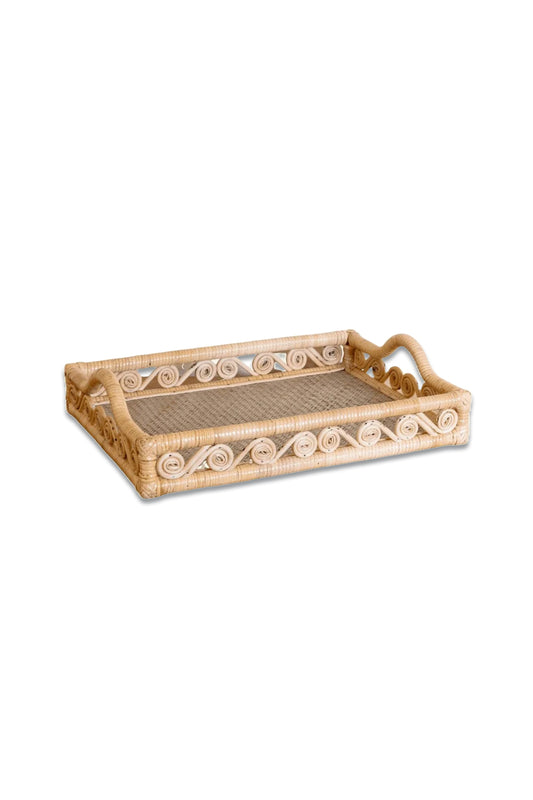 Ivy Rattan Tray
