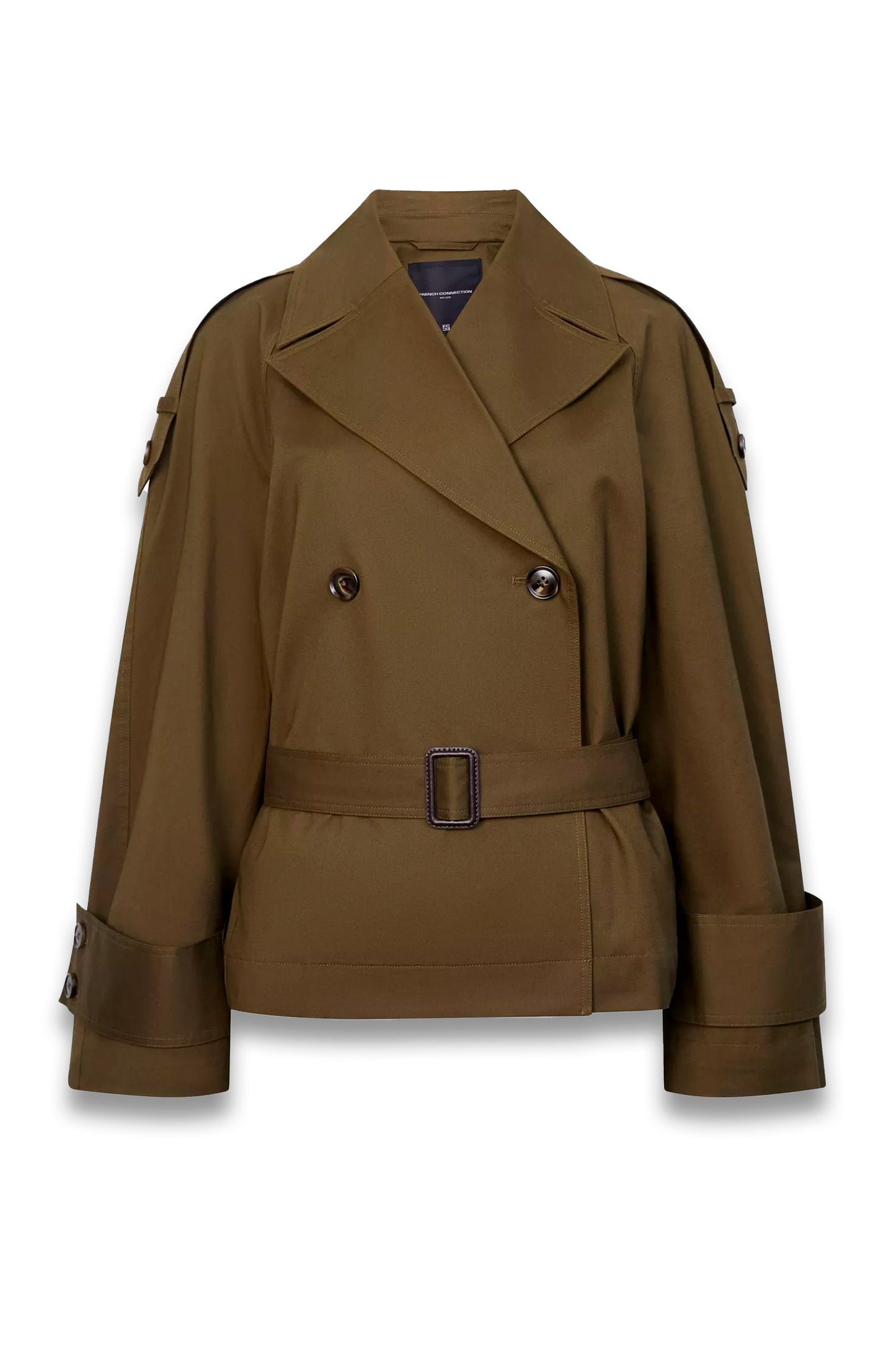 Denby Utility Trench Jacket, Khaki