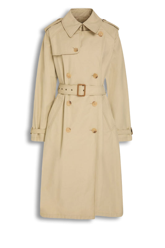 Tanner Belted Cotton-blend Sateen Trench Coat