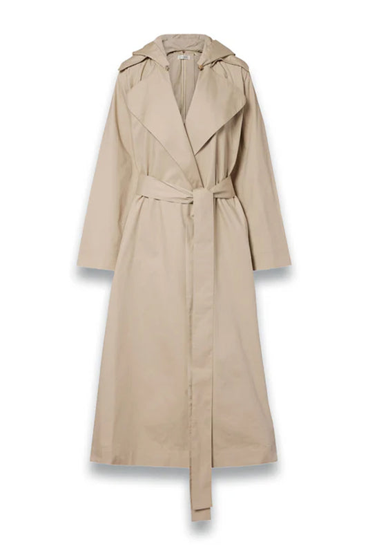 Cotton Gabardine Trench Coat