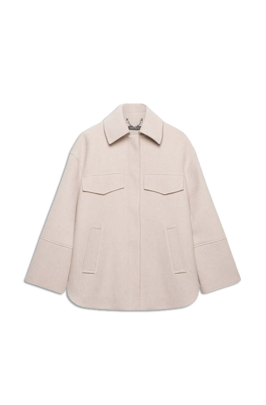 Neutral Utility Shirt Jacket