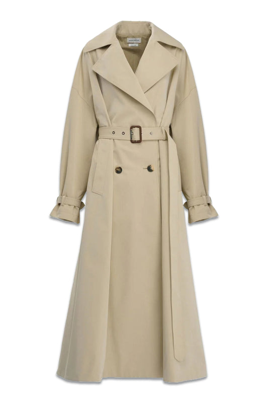 Oversized Cotton-gabardine Trench Coat