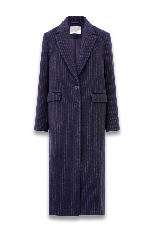 Arlana Pinstripe Coat