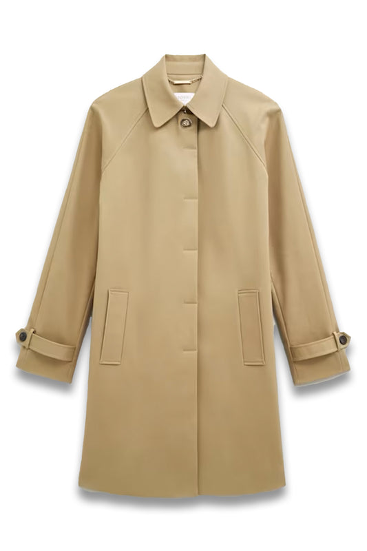 Vivienne Shower Resistant Trench Coat Brown