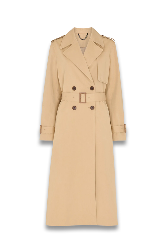Neutral Valentina Trench Coat