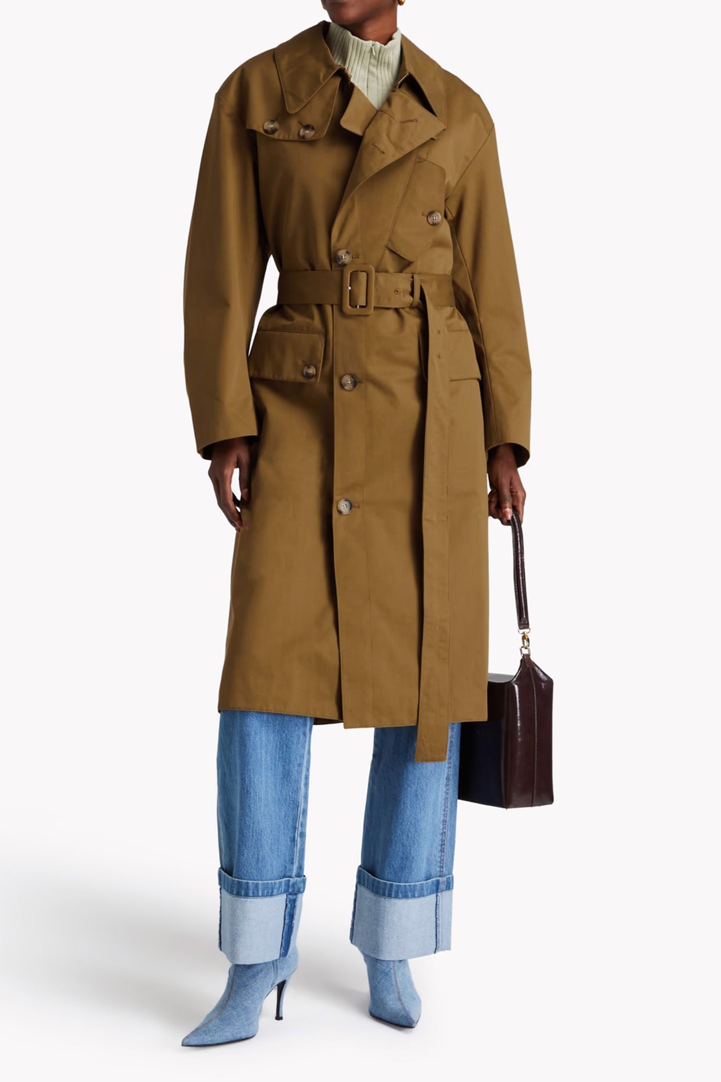 Blythe Cotton-twill Trench Coat