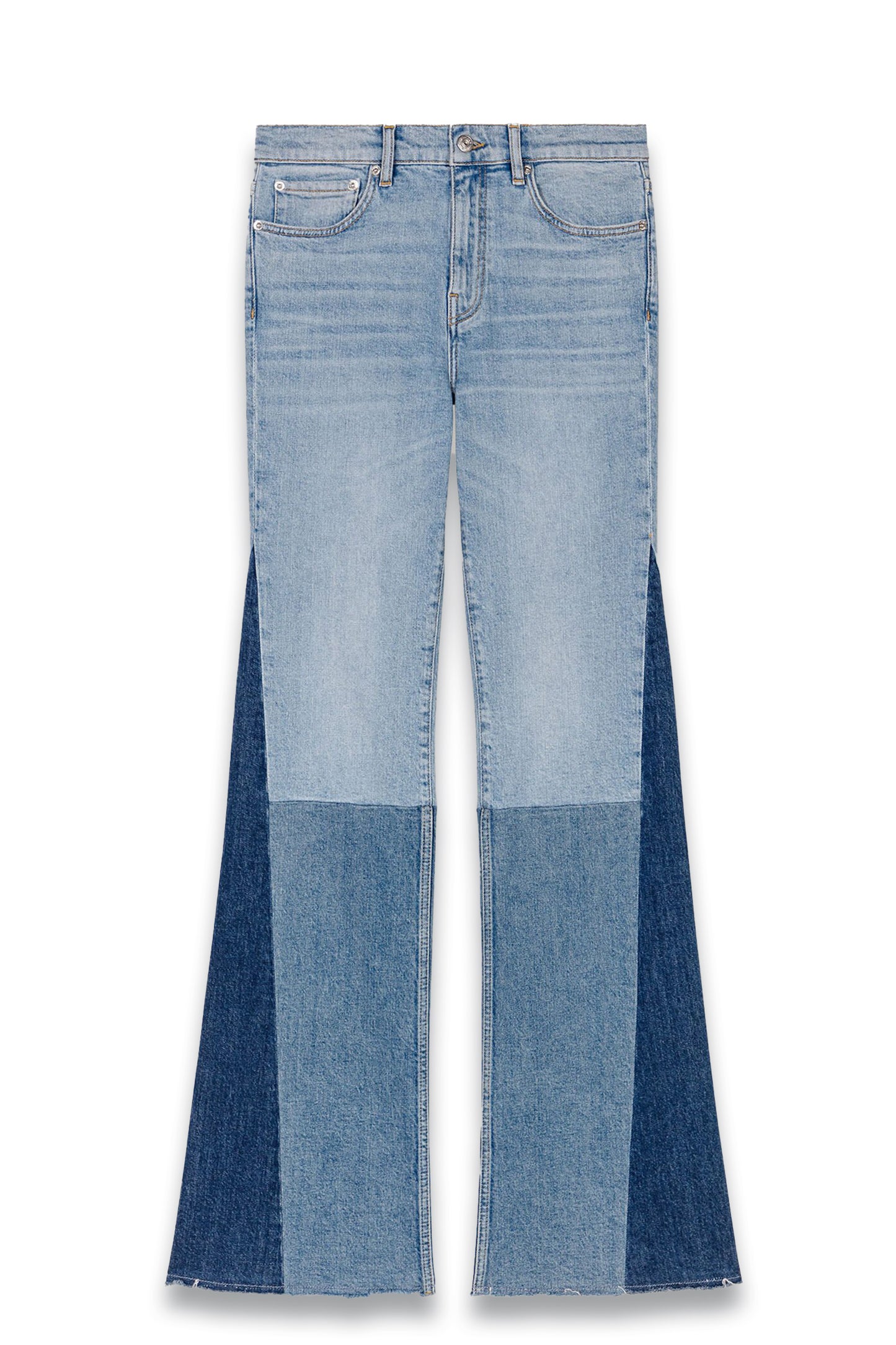 Tricolour Patchwork Jeans