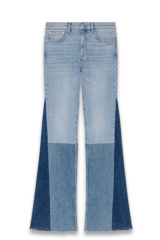 Tricolour Patchwork Jeans