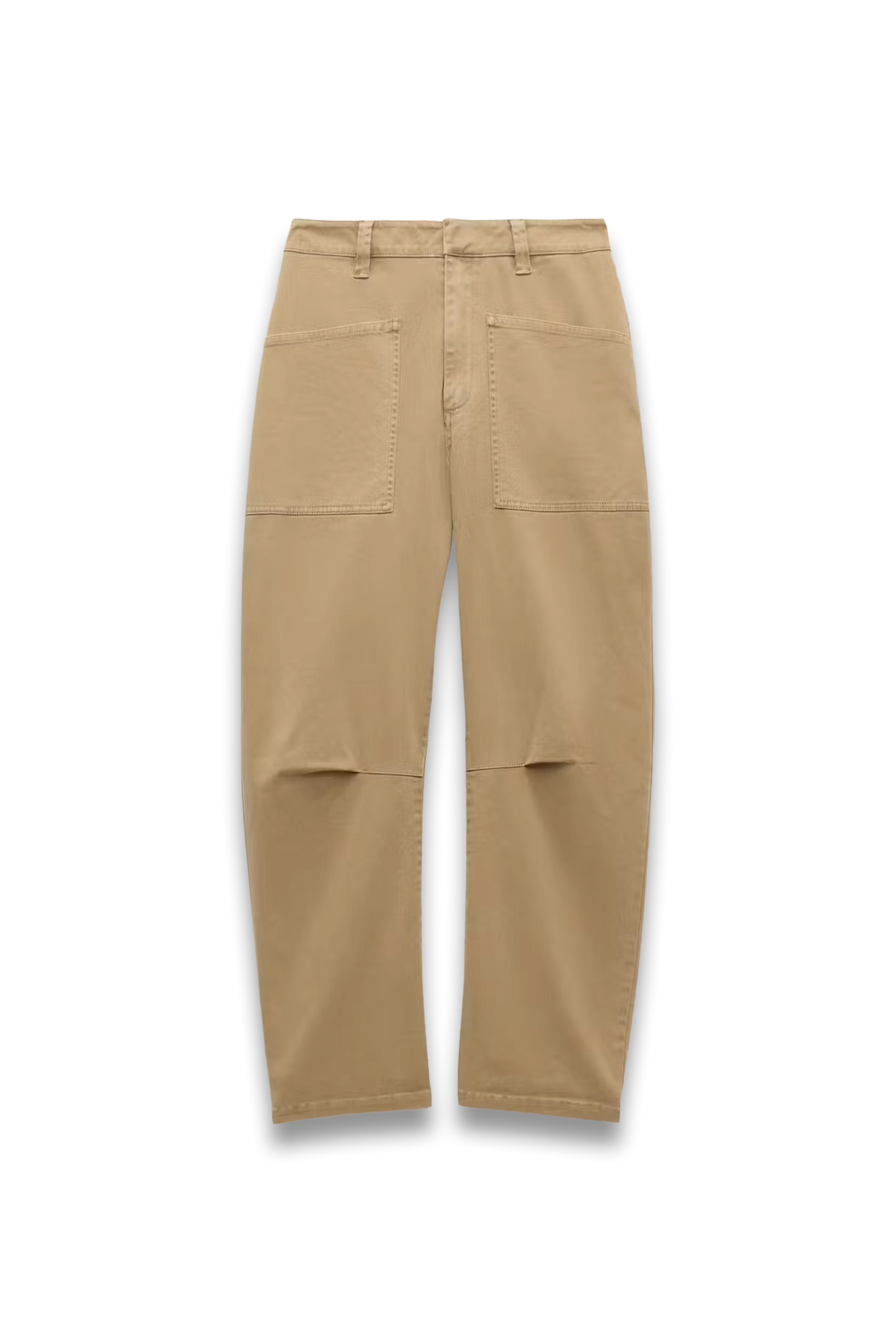 Cordi Barrel Leg Cotton Trousers