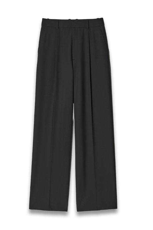 Pleated Wide Trousers (Long)
