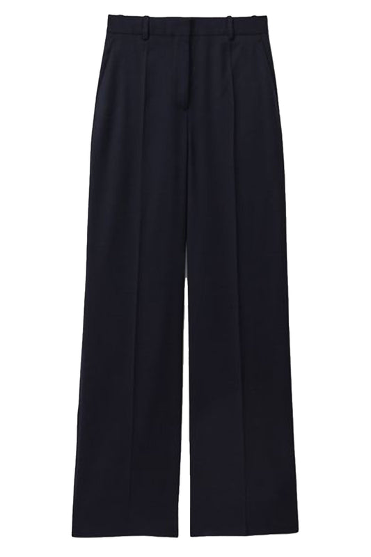 Hallie Textured Wide Leg Suit Trousers
