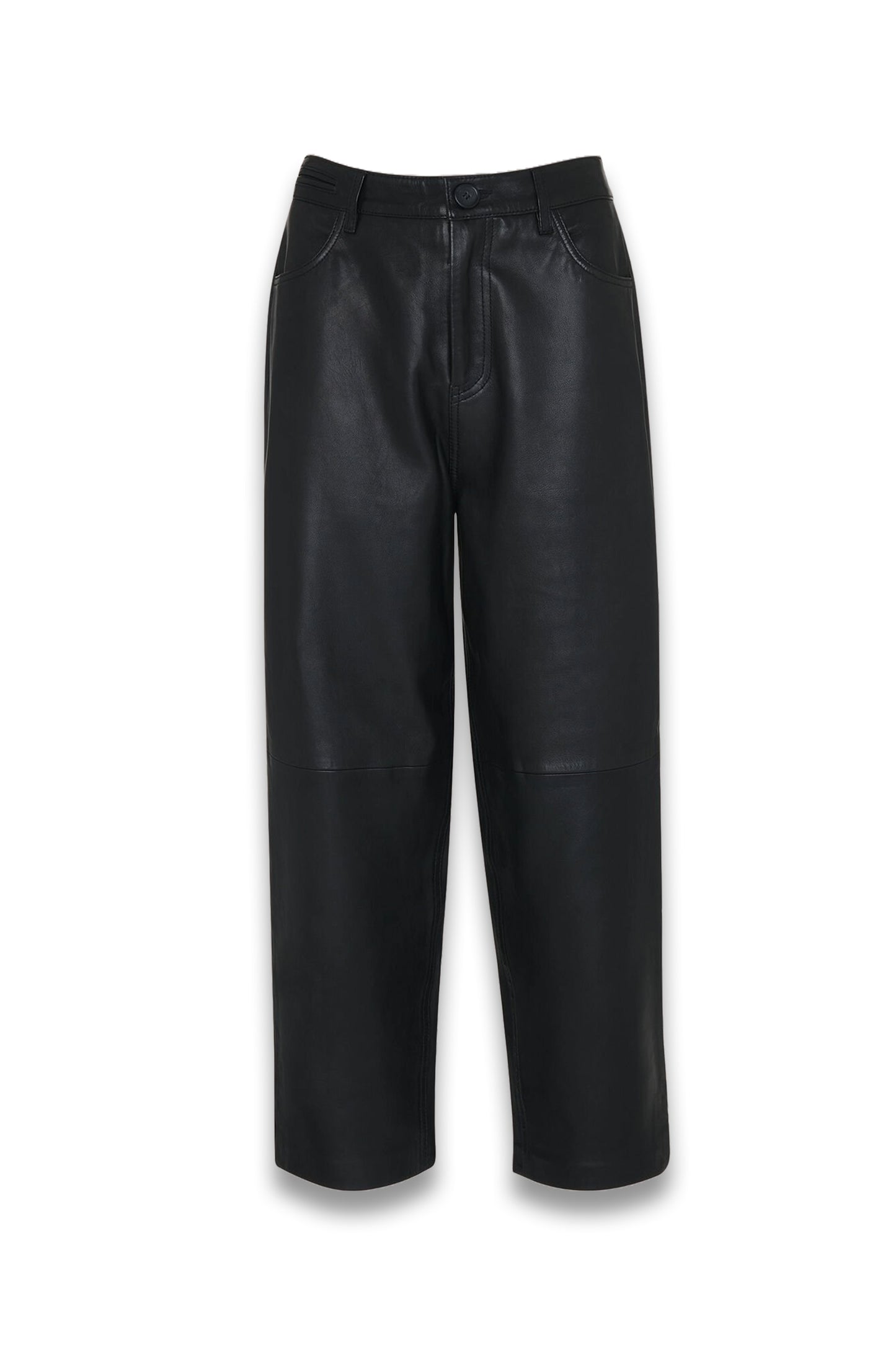 Black Laura Leather Trouser