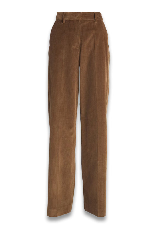 Cotton Corduroy Wide-Leg Trousers
