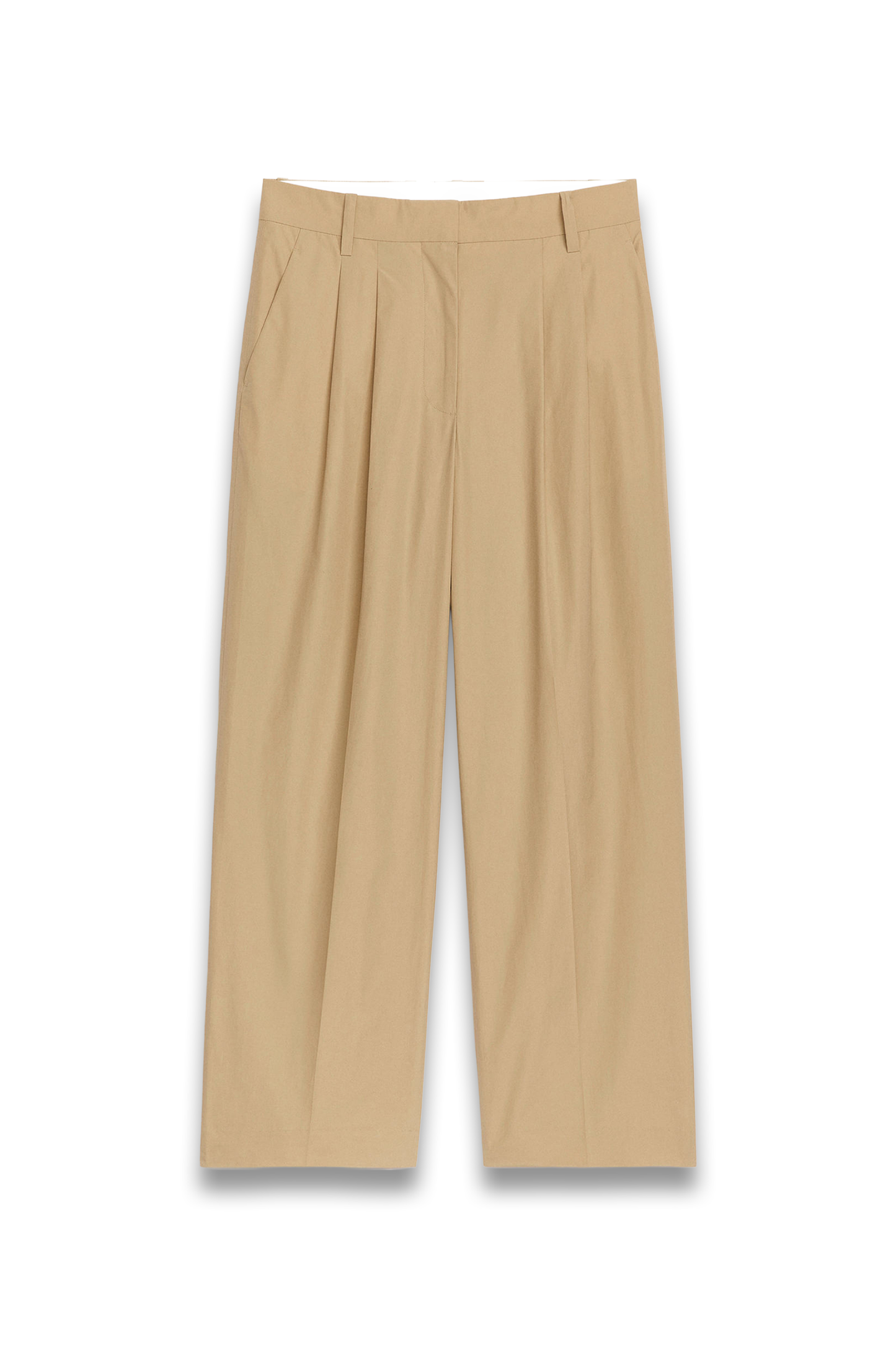 Wide Pleated Trousers