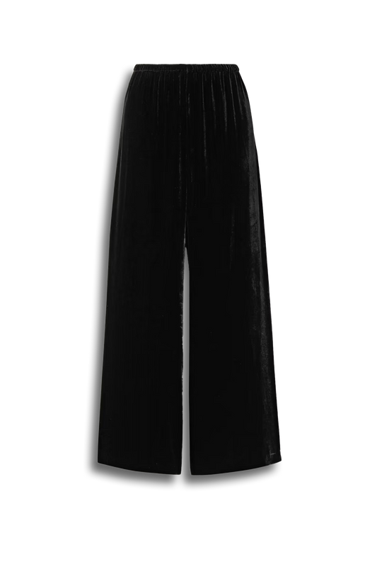 Velvet Wide-leg Pants