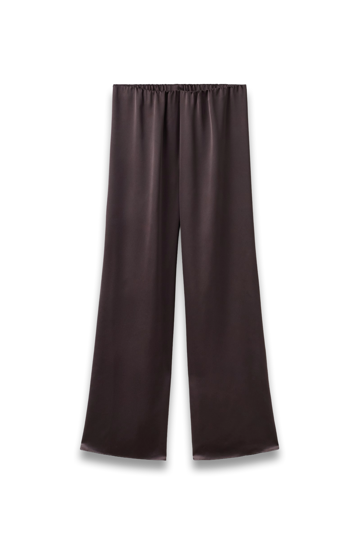 Satin Straight-fit Trousers