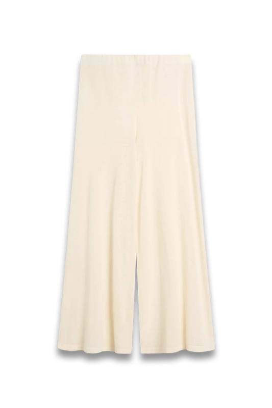 Total Look Wide-leg Flowing Trousers