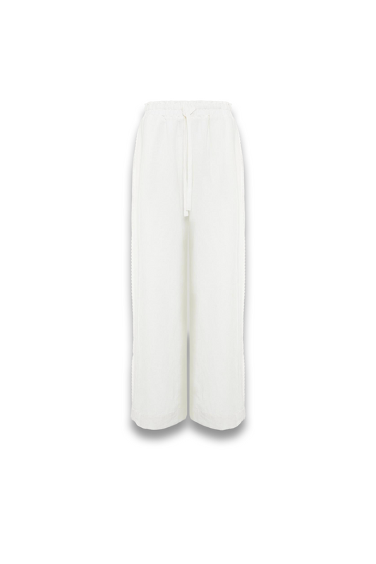 White Linen Trousers