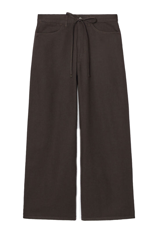 Wide-leg Drawstring Trousers
