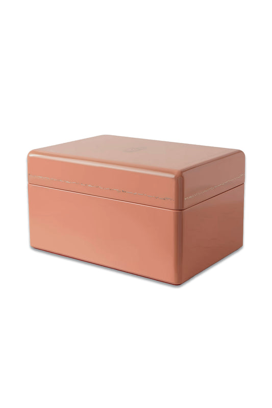 Trunk Lacquered Wood Jewelry Box