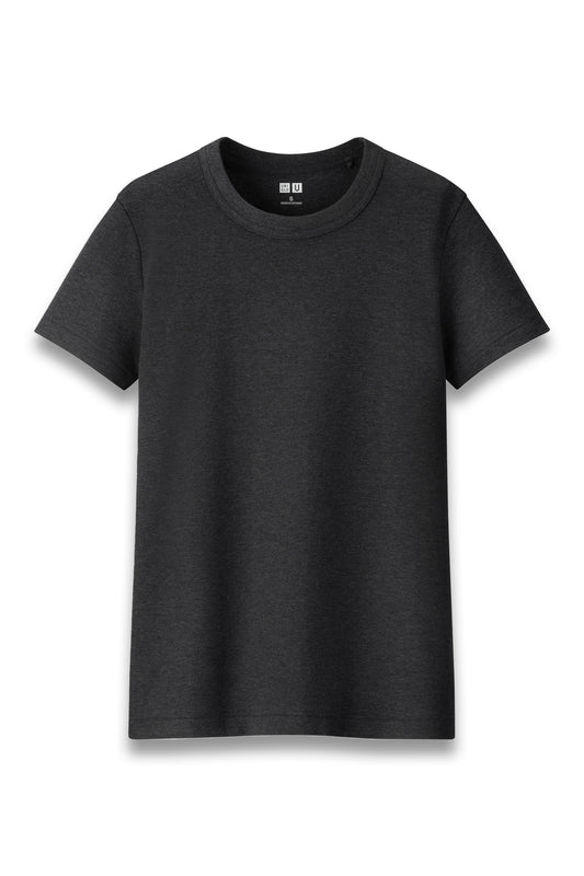 Crew Neck Short Sleeved T-Shirt Dark Grey