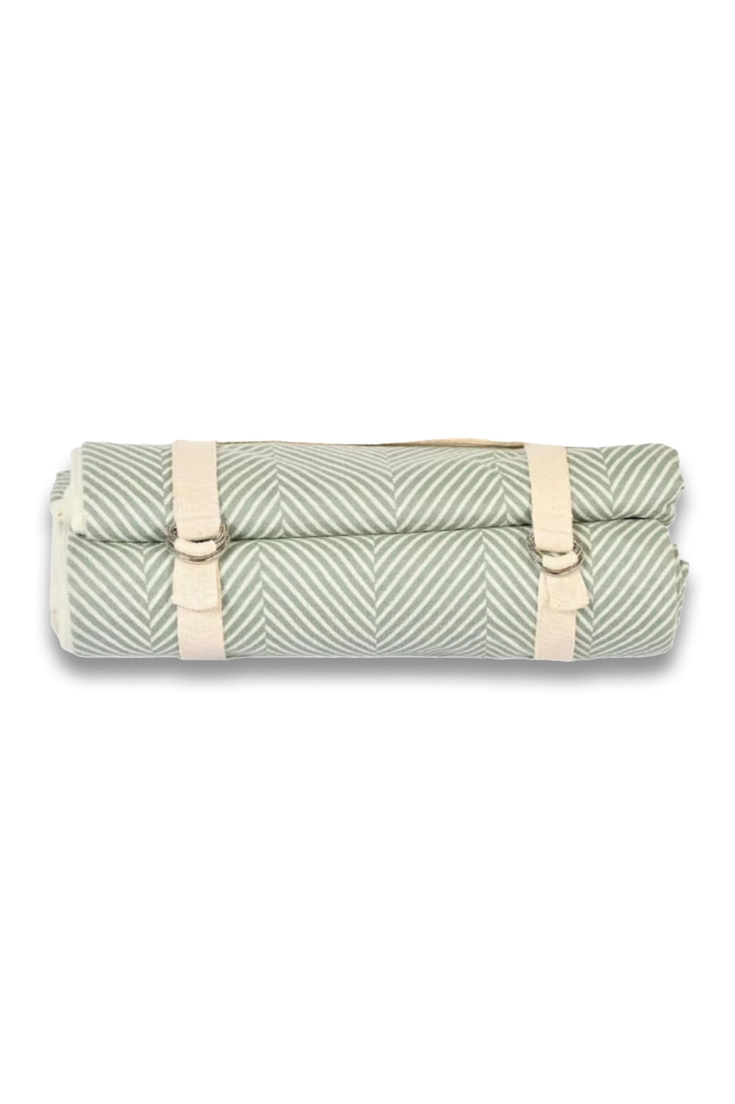 Tubney Herringbone Picnic Blanket Rosemary