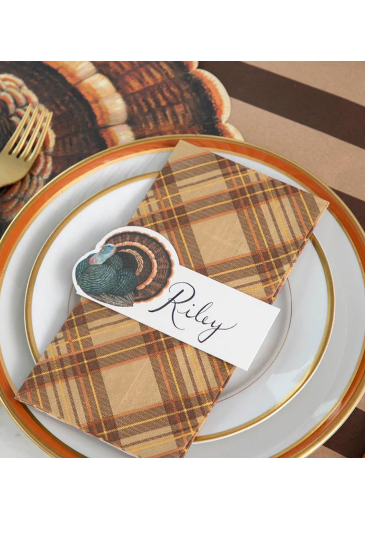 Heritage Turkey Place Card