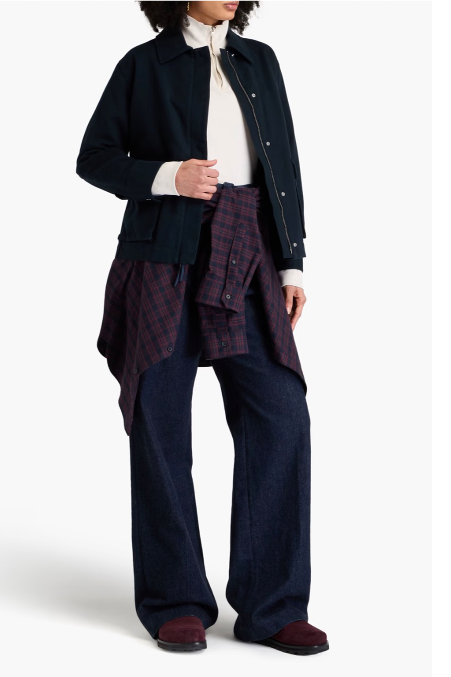 Cotton-blend twill jacket