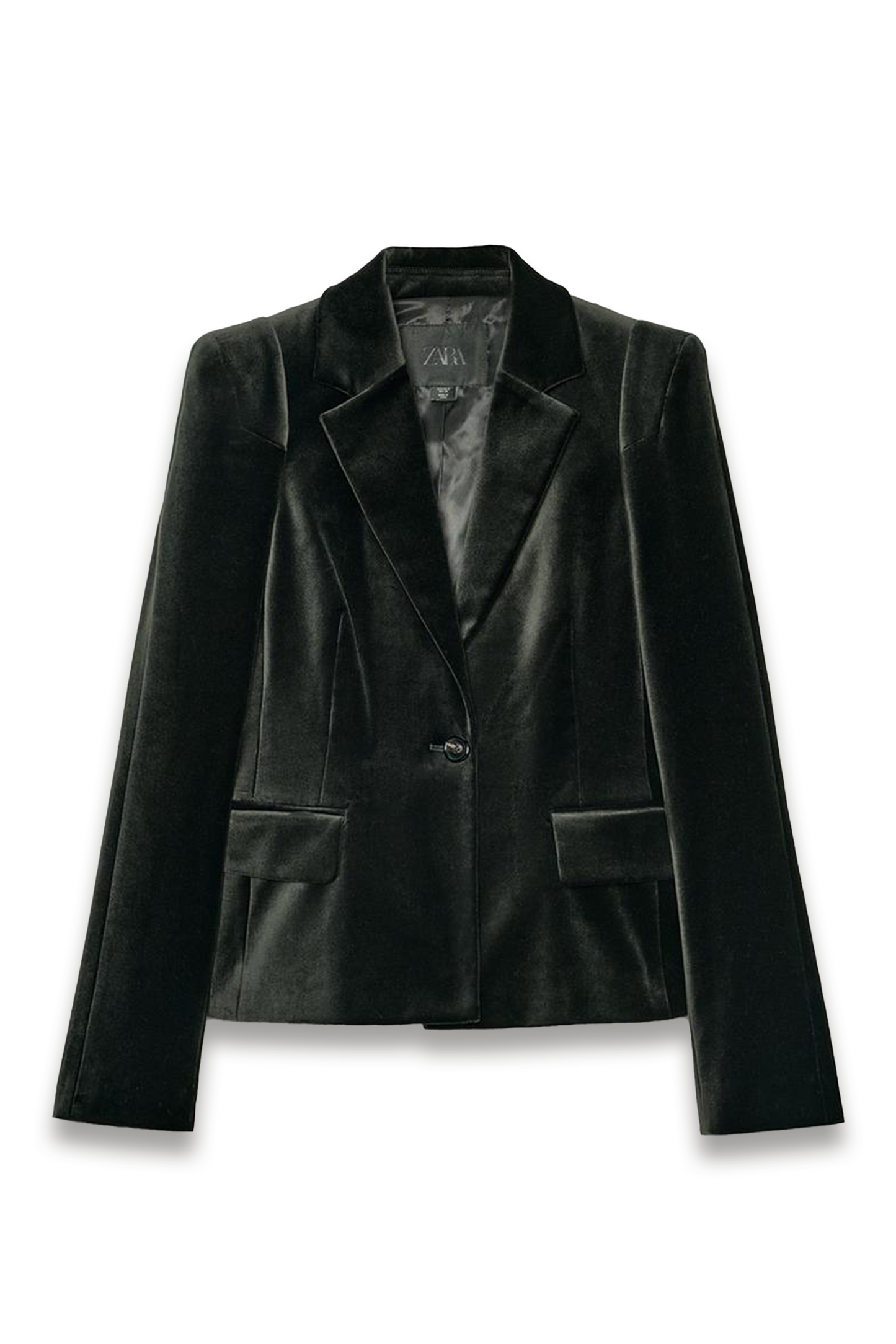 Velvet Fitted Blazer