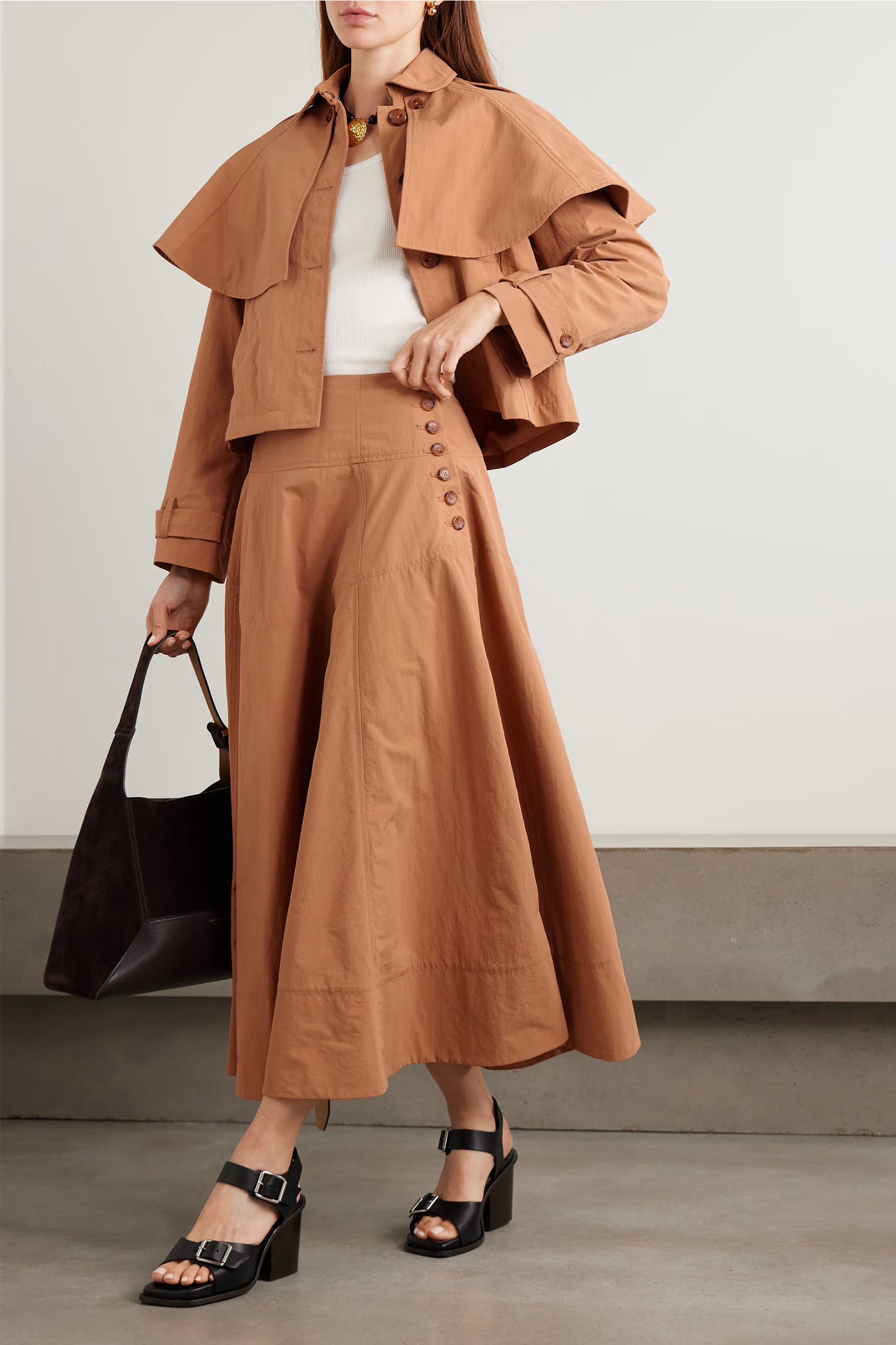 River Cape-effect Crinkled-shell Jacket