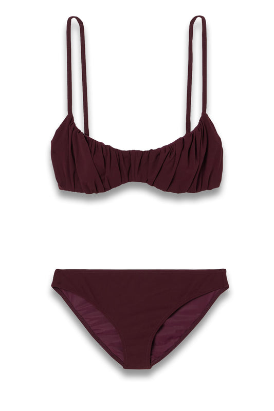 Naomi Gathered Underwired Bikini Top and Dani Bikini Briefs