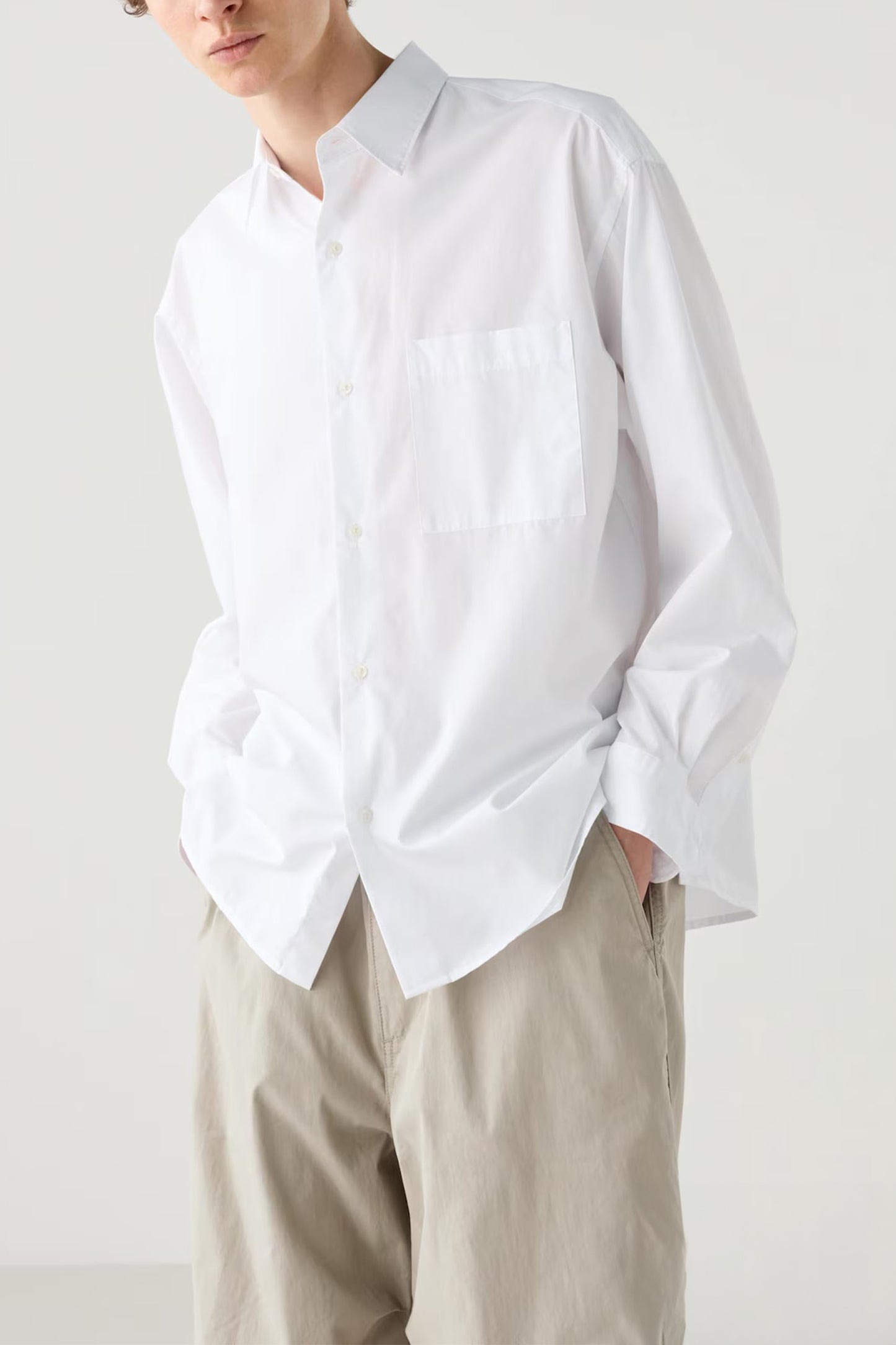 Broadcloth Oversized Shirt