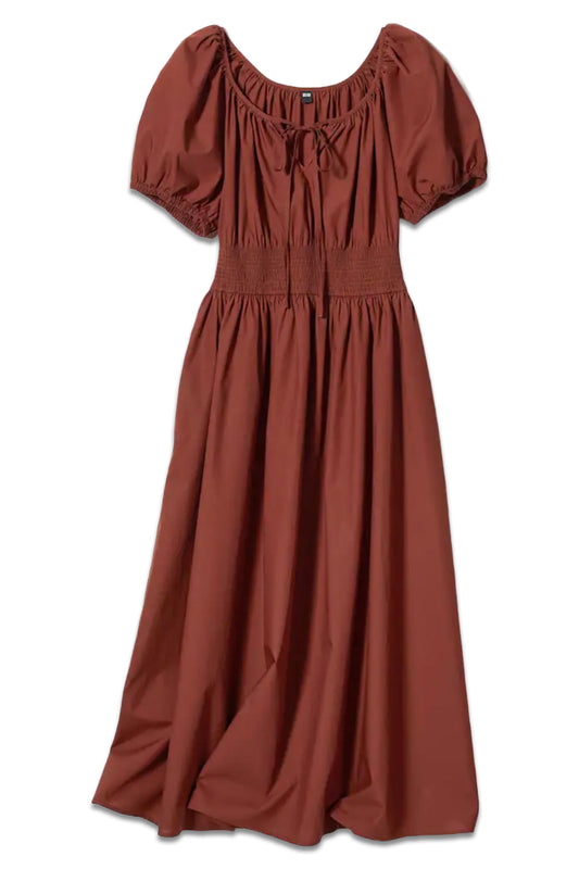 Volume Sleeve Dress