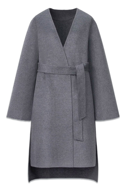 Double Face Wrap Coat