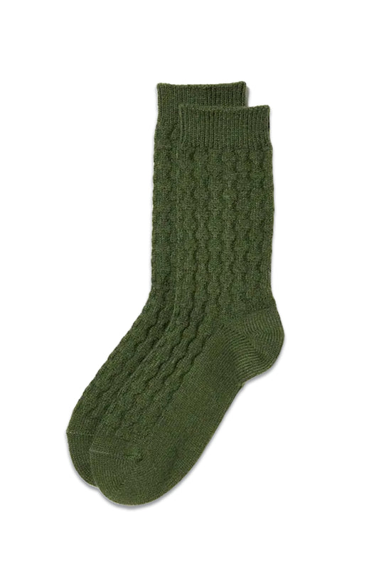 Heattech Cable-knit Thermal Socks