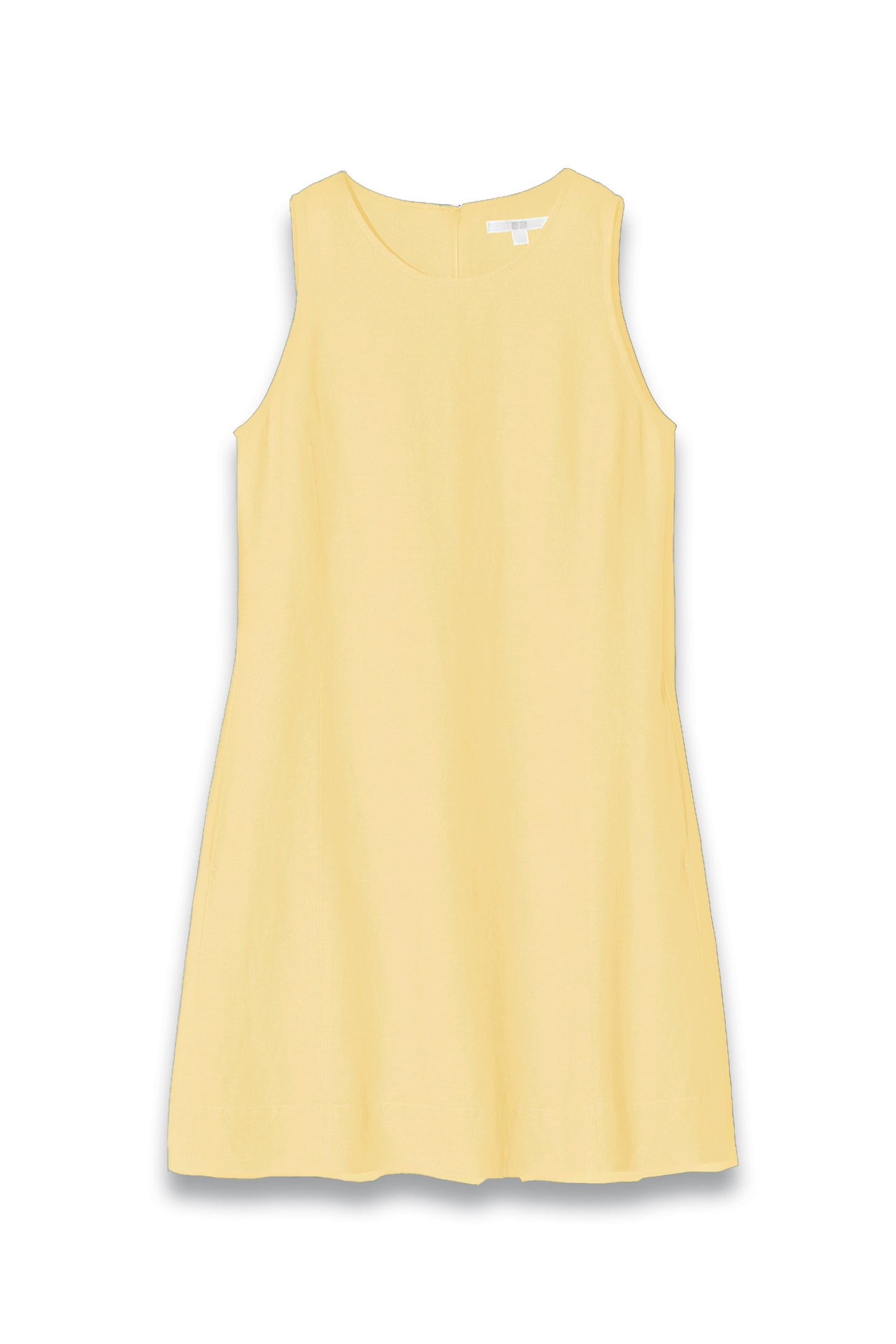 Sleeveless Linen Blend Mini Dress