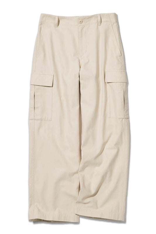 Wide Straight Leg Cargo Trousers
