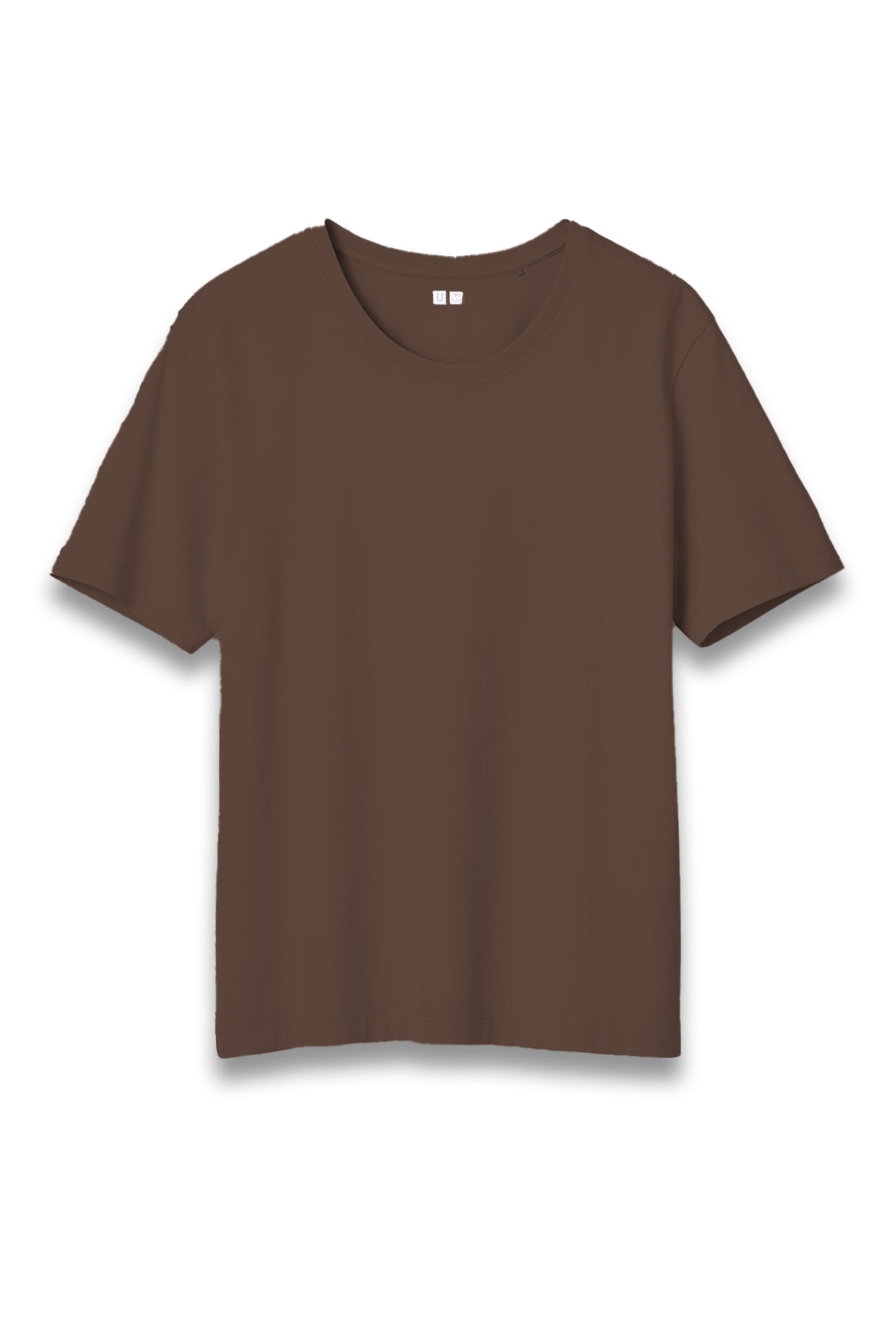 100% Supima Cotton T-Shirt in Dark Brown