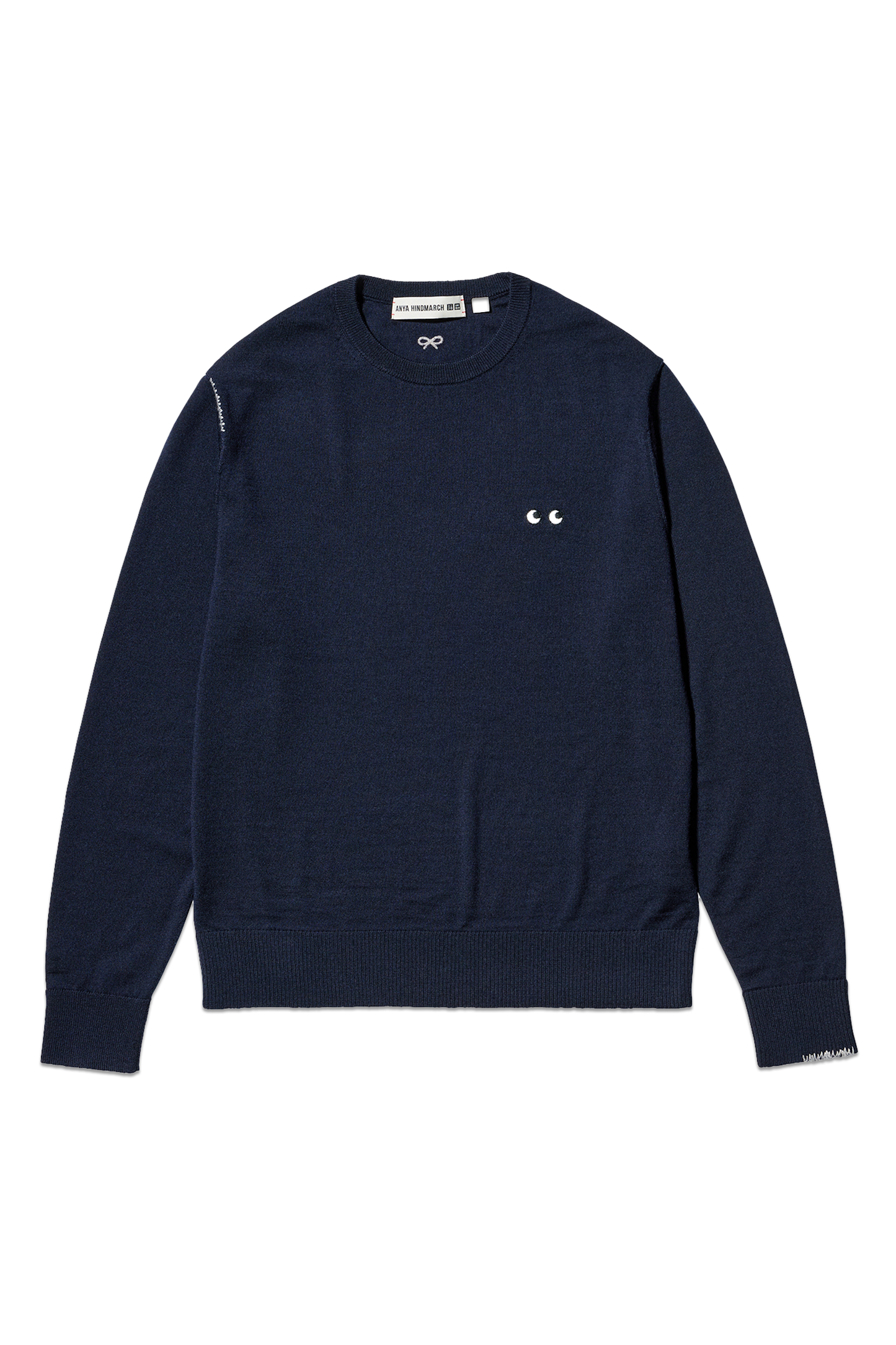 Merino Crew Neck Jumper Navy